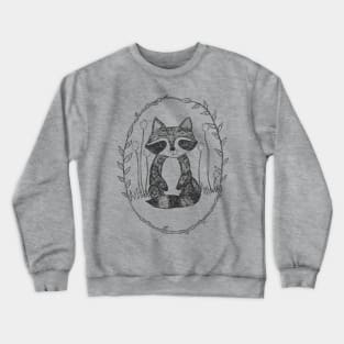 Portrait of a Raccoon Crewneck Sweatshirt